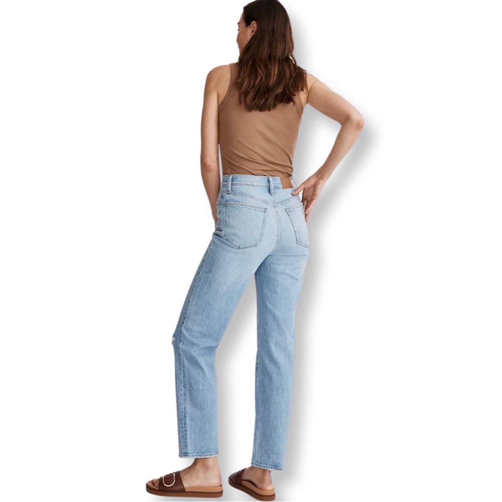 Madewell The Perfect Vintage Straight Jean in Westanna Wash NJ180 W 28” - Picture 9 of 16